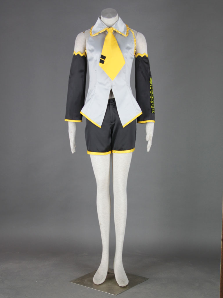 Vocaloid Akita Neru Yellow Cosplay Costume | Cosercosplay.com